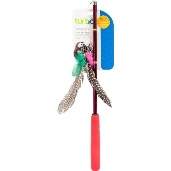 Turbo Telescoping Flying Teaser Cat Toy