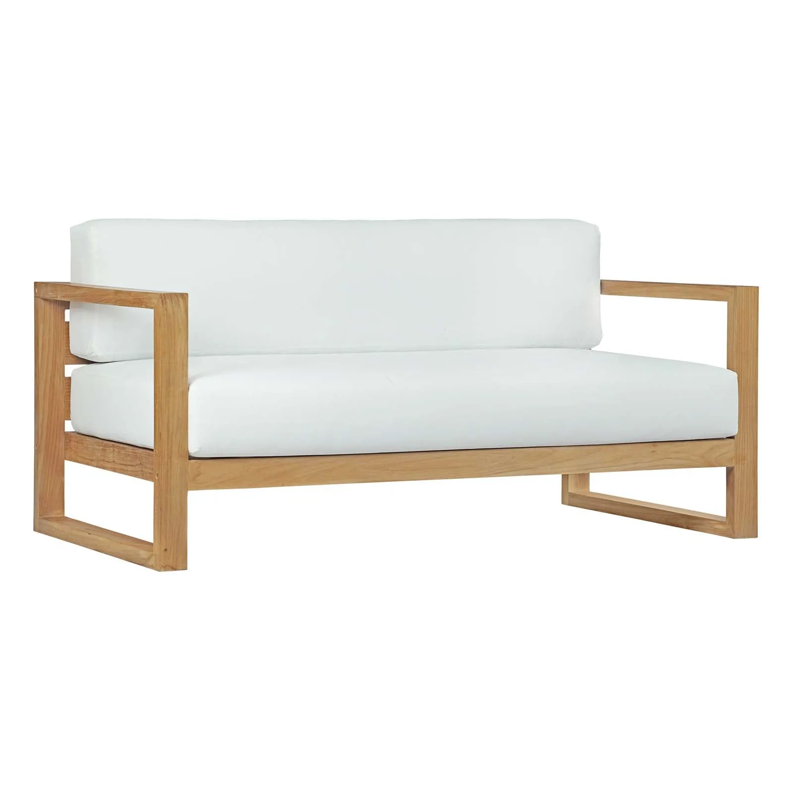 Upland Outdoor Patio Teak Sofa