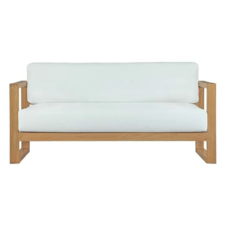 Upland Outdoor Patio Teak Sofa