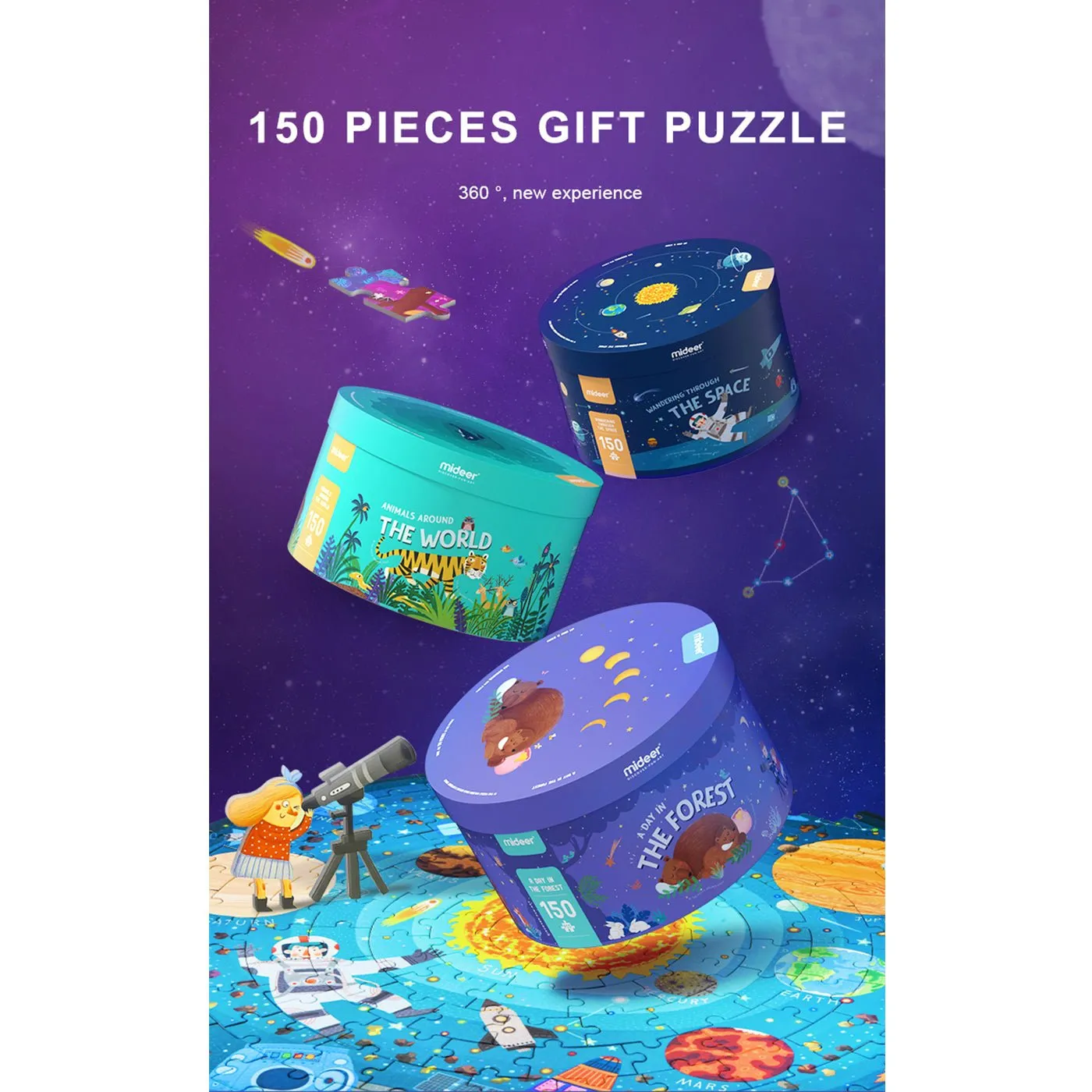 Wandering Through The Space 150pcs Puzzle Gift Box