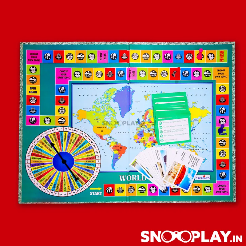 World Safari Educational Board Game